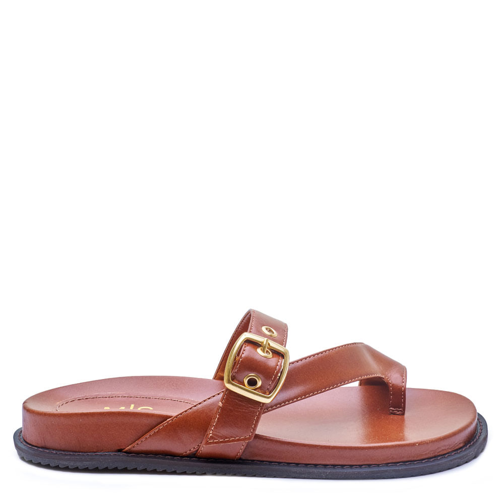 sandalia m|s couro bulgari capuccino 776-1